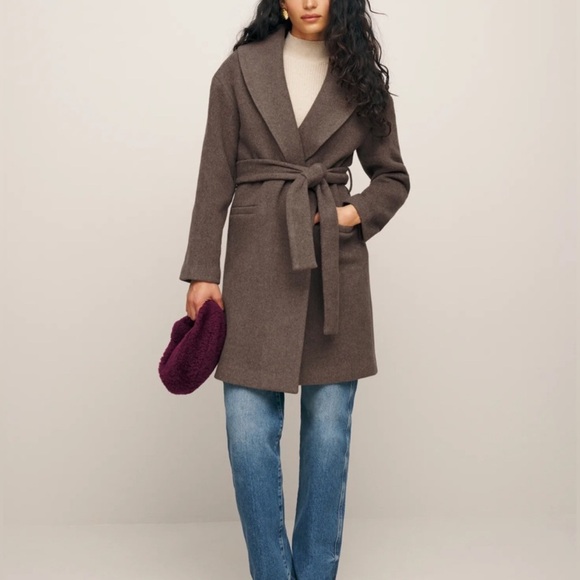 Reformation Kerri Wrap Coat - Picture 1 of 2